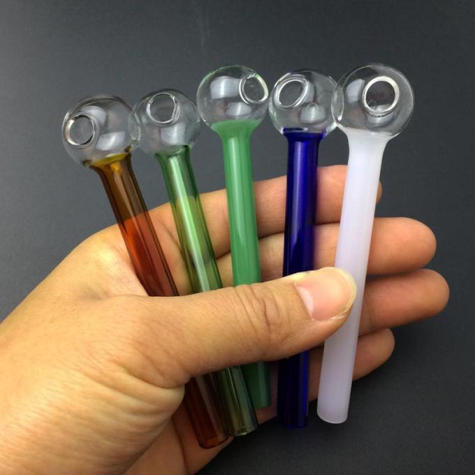 Wholesale Cheap Glass Oil Burner Pipes Colored Glass Water Pipe Bubbler Pyrex Oil Burner Glass